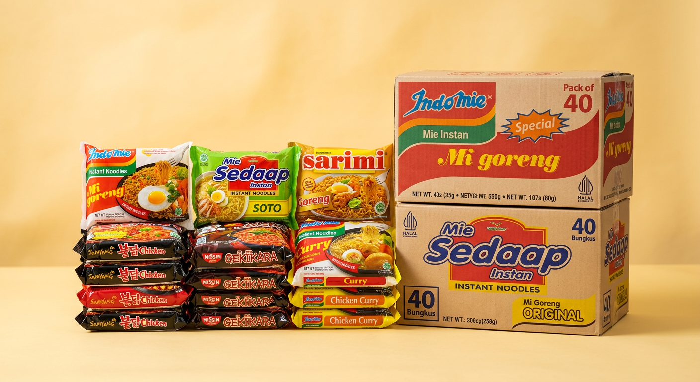Produk Mie Instan dari Aling Indah Nusantara